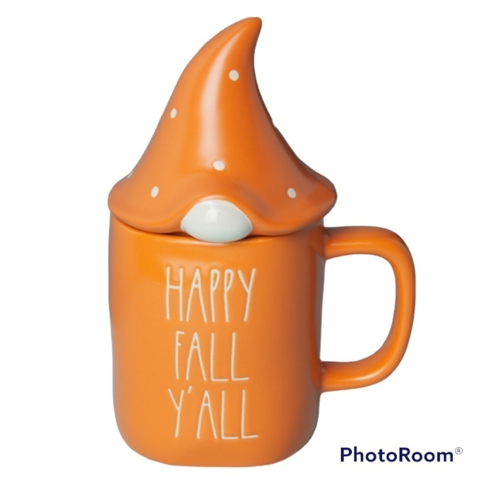 Rae Dunn “Happy Fall Y’all” Mug with Gnome topper